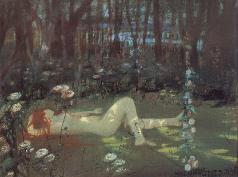 William Stott of Oldham Study for The Nymph France oil painting art